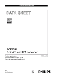 Datasheet PCA8591 manufacturer Philips