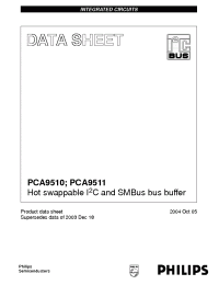 Datasheet PCA9510D manufacturer Philips