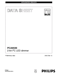 Datasheet PCA9530 manufacturer Philips