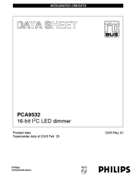Datasheet PCA9532D manufacturer Philips