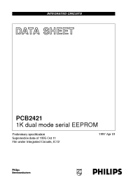 Datasheet PCB2421 manufacturer Philips
