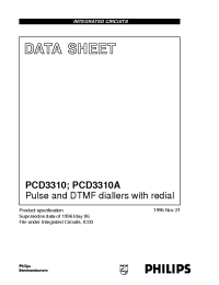 Datasheet PCD3310G manufacturer Philips
