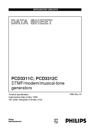 Datasheet PCD3311 manufacturer Philips