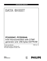 Datasheet PCD3354A manufacturer Philips