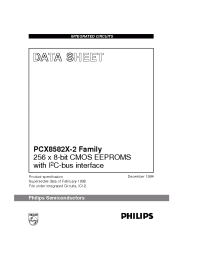 Datasheet PCD8582D-2T manufacturer Philips