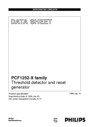 Datasheet PCF1252-2P/F4 manufacturer Philips