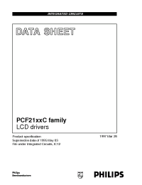 Datasheet PCF2100CP manufacturer Philips