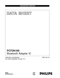 Datasheet PCF26100 manufacturer Philips