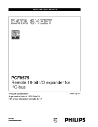 Datasheet PCF8575 manufacturer Philips