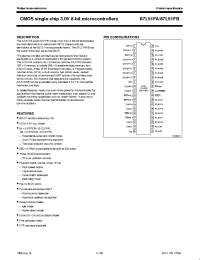 Datasheet S87L51FB-4K44 manufacturer Philips