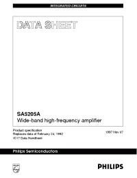 Datasheet SA5205 manufacturer Philips