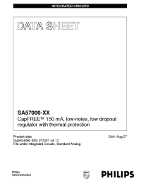 Datasheet SA57000-25D manufacturer Philips
