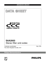 Datasheet SAA2003 manufacturer Philips