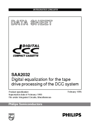 Datasheet SAA2032 manufacturer Philips