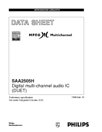 Datasheet SAA2505 manufacturer Philips