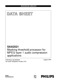 Datasheet SAA2521GP manufacturer Philips
