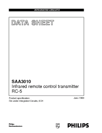 Datasheet SAA3010P/S285 manufacturer Philips