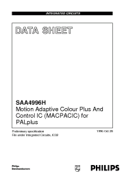 Datasheet SAA4996H manufacturer Philips