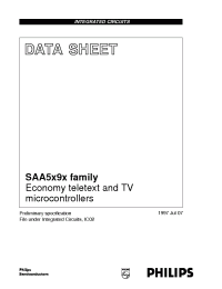 Datasheet SAA5290A manufacturer Philips