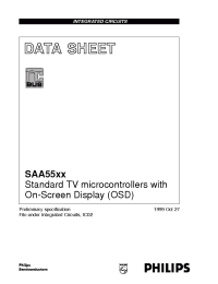 Datasheet SAA5502PS manufacturer Philips