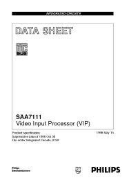Datasheet SAA7111H manufacturer Philips