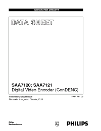Datasheet SAA7120 manufacturer Philips