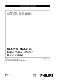 Datasheet SAA7124H manufacturer Philips
