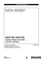 Datasheet SAA7182B manufacturer Philips
