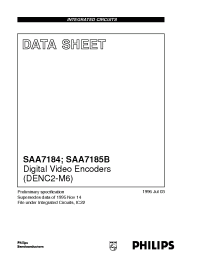 Datasheet SAA7185BWP manufacturer Philips