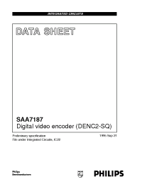 Datasheet SAA7187WP/00 manufacturer Philips