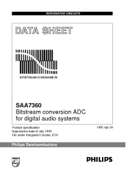 Datasheet SAA7360GP manufacturer Philips