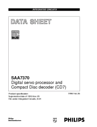 Datasheet SAA7370 manufacturer Philips