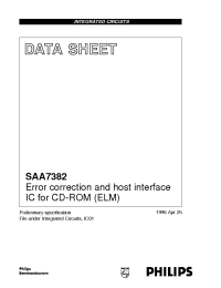 Datasheet SAA7382 manufacturer Philips