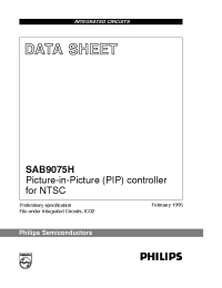 Datasheet SAB9075H/N2 manufacturer Philips