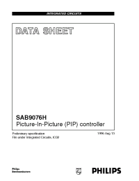 Datasheet SAB9076H/N3 manufacturer Philips