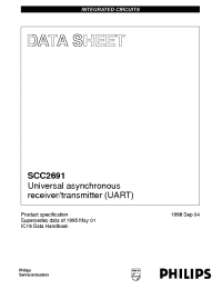 Datasheet SCC2691 manufacturer Philips