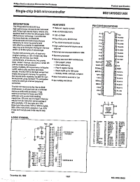 Datasheet SCN8031HACA44 manufacturer Philips