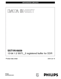 Datasheet SSTVN16859BS производства Philips