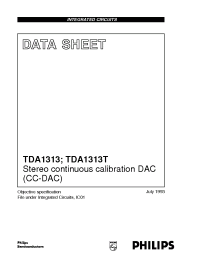 Datasheet TDA1313 производства Philips