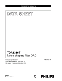 Datasheet TDA1386T manufacturer Philips