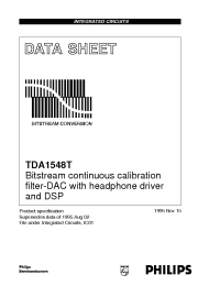 Datasheet TDA1548TZ manufacturer Philips