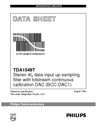 Datasheet TDA1549T manufacturer Philips