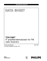Datasheet TDA1596T manufacturer Philips
