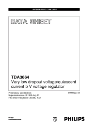 Datasheet TDA3664 manufacturer Philips
