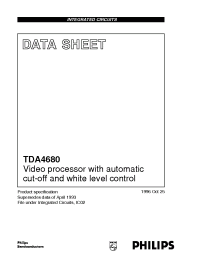 Datasheet TDA4680 manufacturer Philips