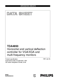 Datasheet TDA4850 manufacturer Philips