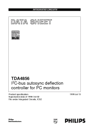 Datasheet TDA4856 manufacturer Philips