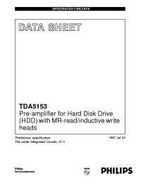 Datasheet TDA5153AG manufacturer Philips