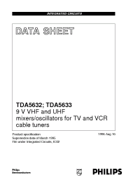 Datasheet TDA5633 manufacturer Philips