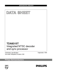 Datasheet TDA8315T/N3 manufacturer Philips